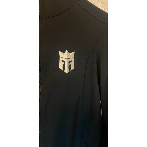 Glyder Fitness Jacket Coat Womens M Zip-Up Reign Logo Black Mesh back NEW - Picture 4 of 14